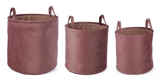 3x Set3 P.Objects Velvet To Pink