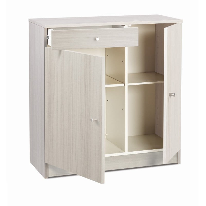 Doppelter mehrfacher Schrank mit einer Eucalipto 77x34x h80 cm Schublade