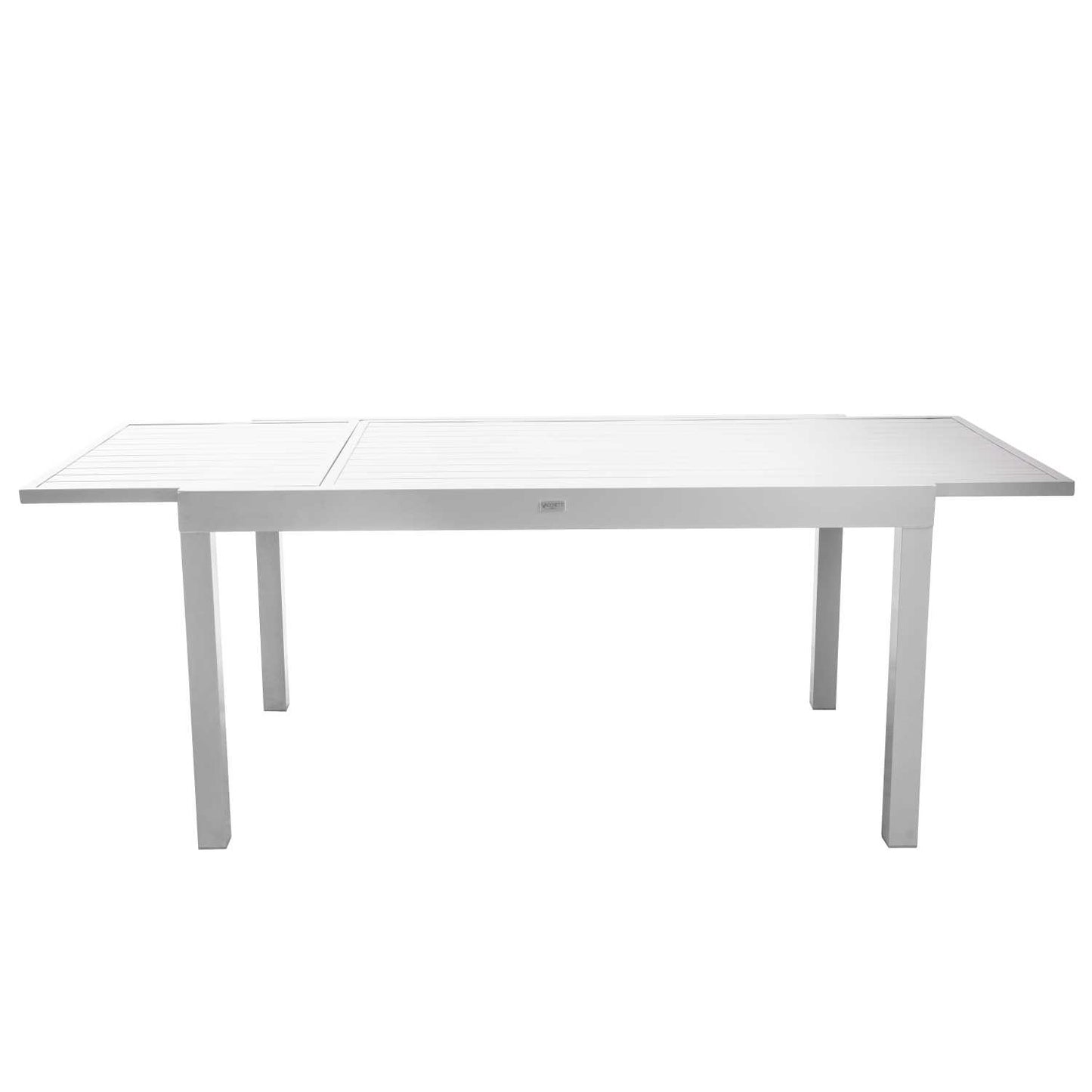 Sullivan ausziehbarer Aluminiumtisch in Weiß