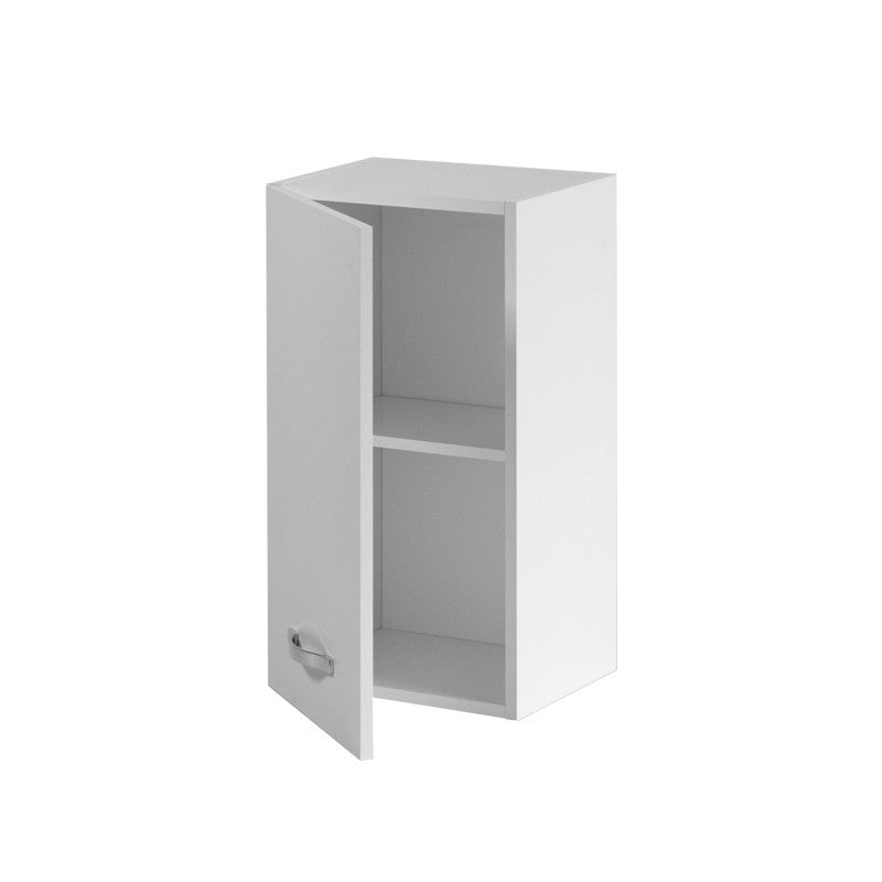 Hängeschrank für modulare Küche, Farbe Weiß, 40x32xH 72 cm, 1 Tür