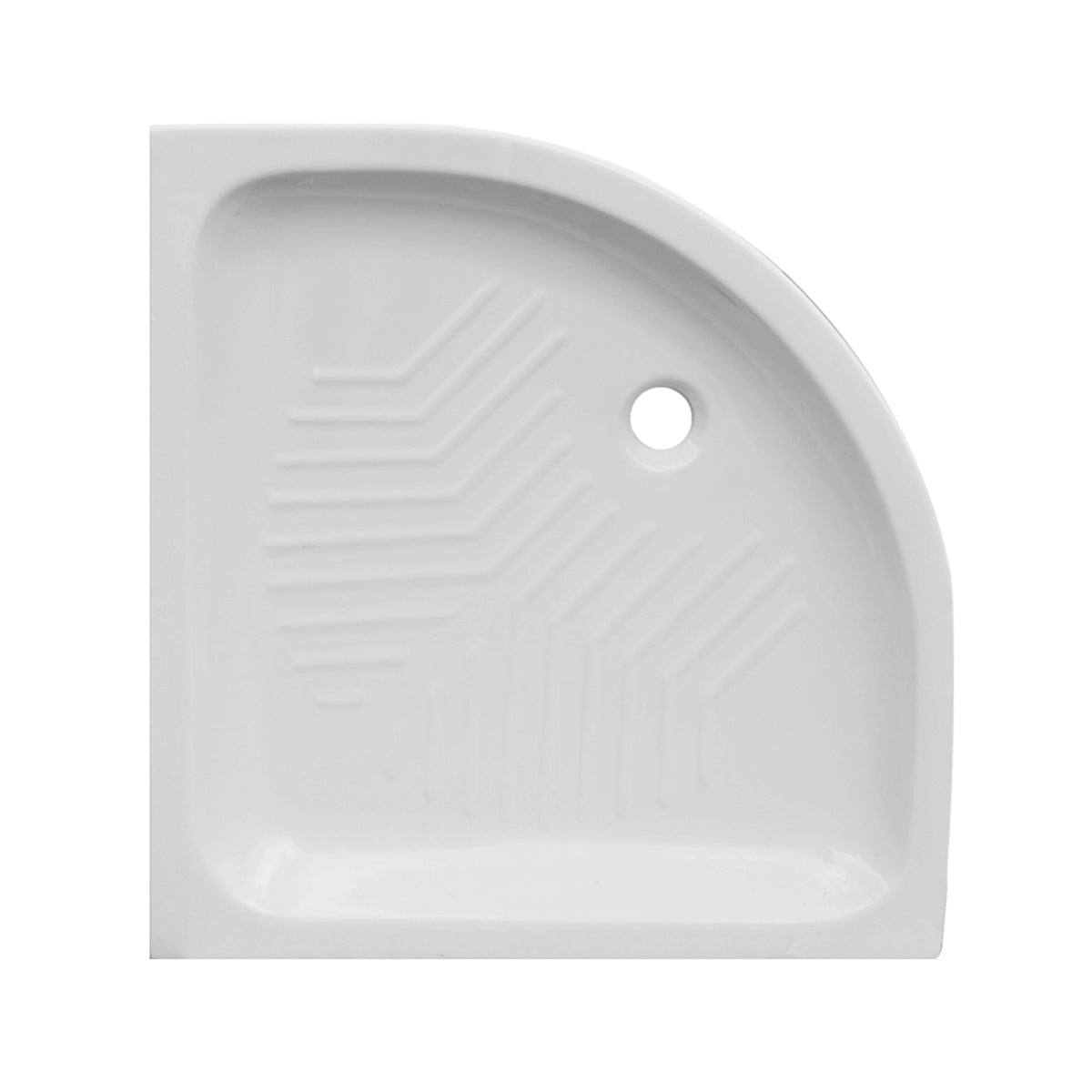 Duschköpfe in Keramik 80 x 80 cm, 11 cm Höhenhöhe