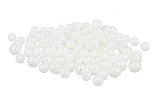 12x Blasen dekorative Balkis weiß