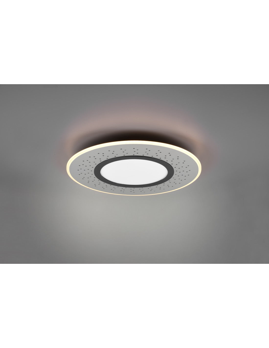 Moderne Deckenleuchte Verus Nickel Led Dimmer 44w Trio Lighting