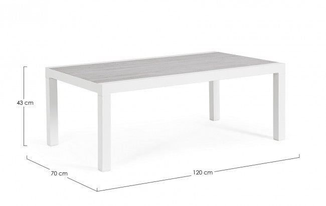 Kledi Couchtisch 120X70 Weiß Jx11