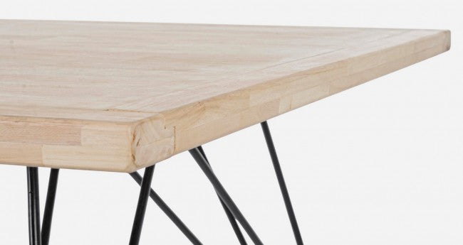 Industrieller Holztisch DISTRICT 160x90x h76 cm