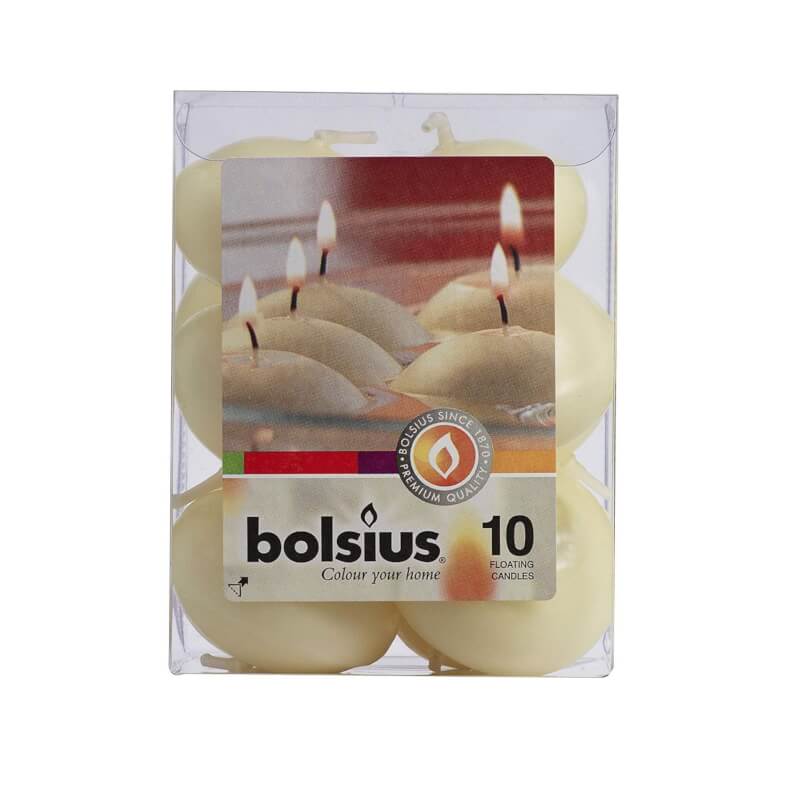 Bolsius Candela Gallenstante 30 /45Mm 4.5Ore 10Pz Avorio