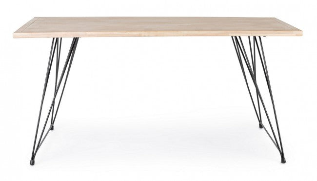 Industrieller Holztisch DISTRICT 160x90x h76 cm