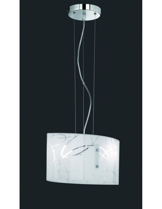 Reptomatische Suspension Spirale 2xE27 Vetro Mit Decorative Trio-Lighting-Cerpers
