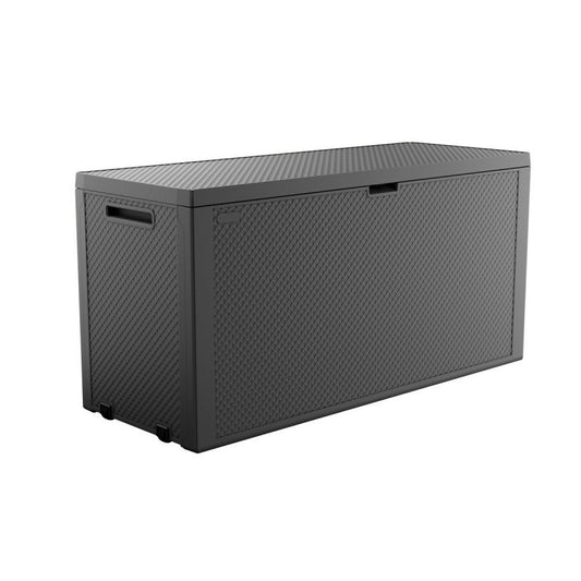 Baule Emily box in der Grafitharz, in der Grafit 118x45xh.57 cm,