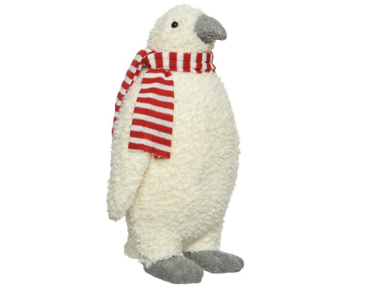 Pinguin 24x21x47,5 cm mit Schal Weihnachtsdekoration