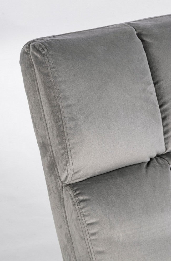 Lizzares Pulver in grauem Grau aus Metall