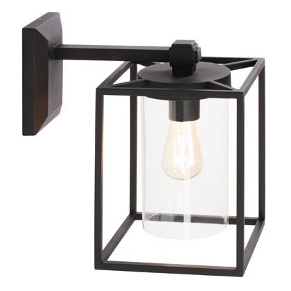 Applikation Unten E27 schwarz domus line