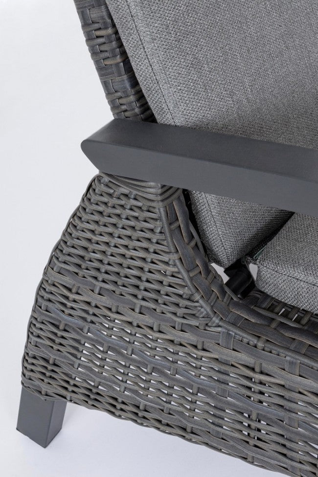 Britton anthrazitfarbenes Kinderbett mit Kissen 205 cm