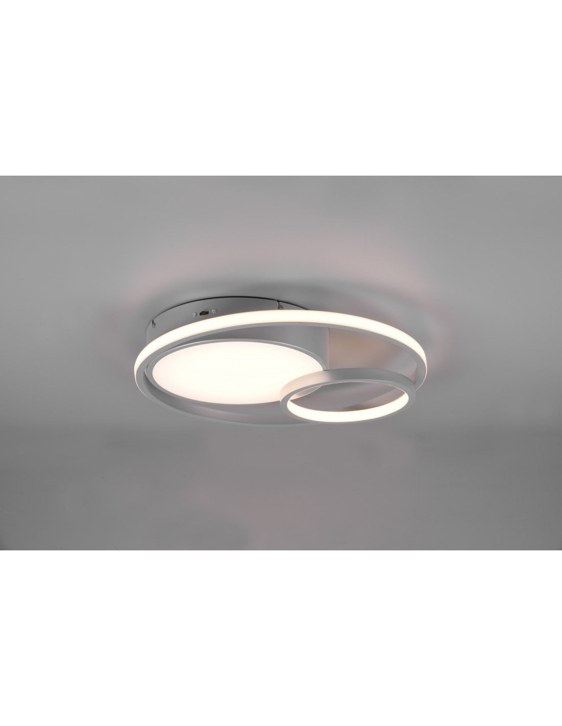 Deckenleuchte Moderne Vuelta Aluminium 3 Led Dimmer 28w Trio Beleuchtung
