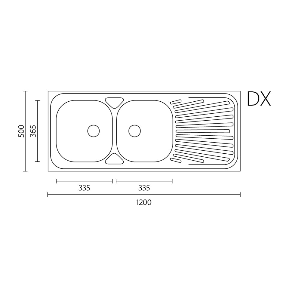 Laval Appage in Acciaid Mod. La01 Cm 120X50