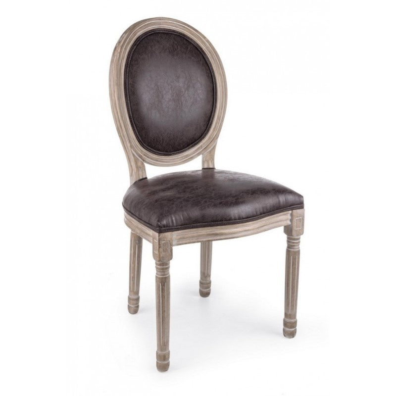 Sedia MATHILDE, klassisches Holz, beschichtes Holz, 96h cm