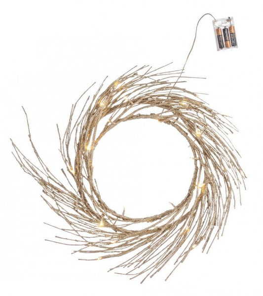 2x Corona Glad 24led Champagner Classic D60