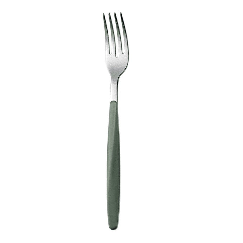 Meine Fusion Guzzini-Gabel, olivgrüne Farbe