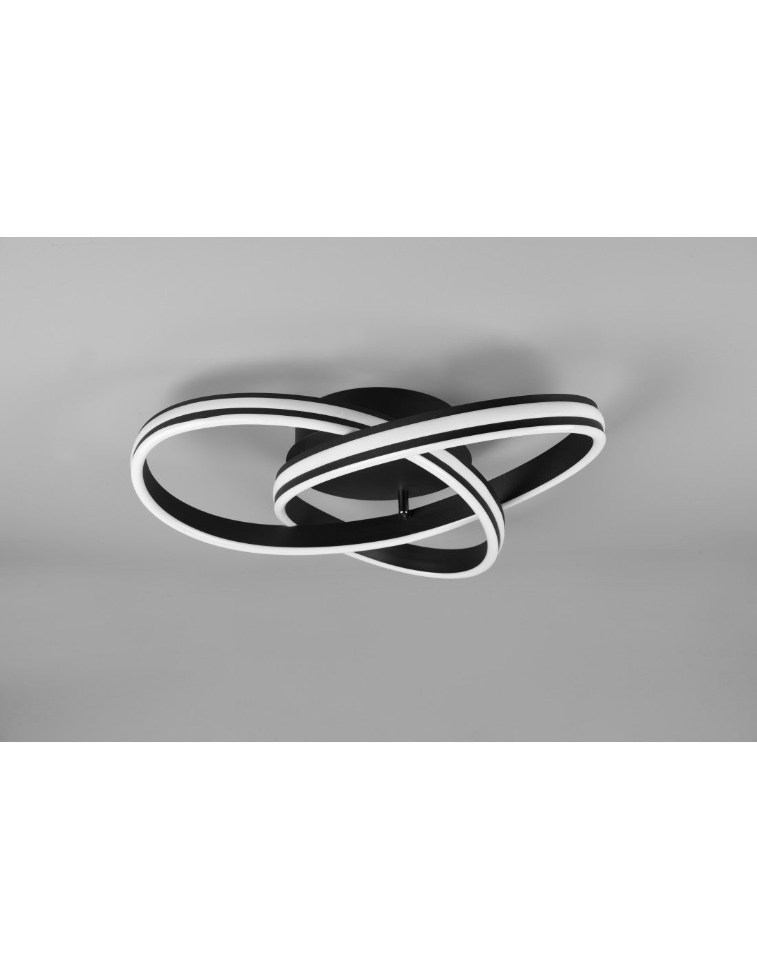 Plafoniera Ultramoderna Yara Nero Led Dimmer Trio Lighting