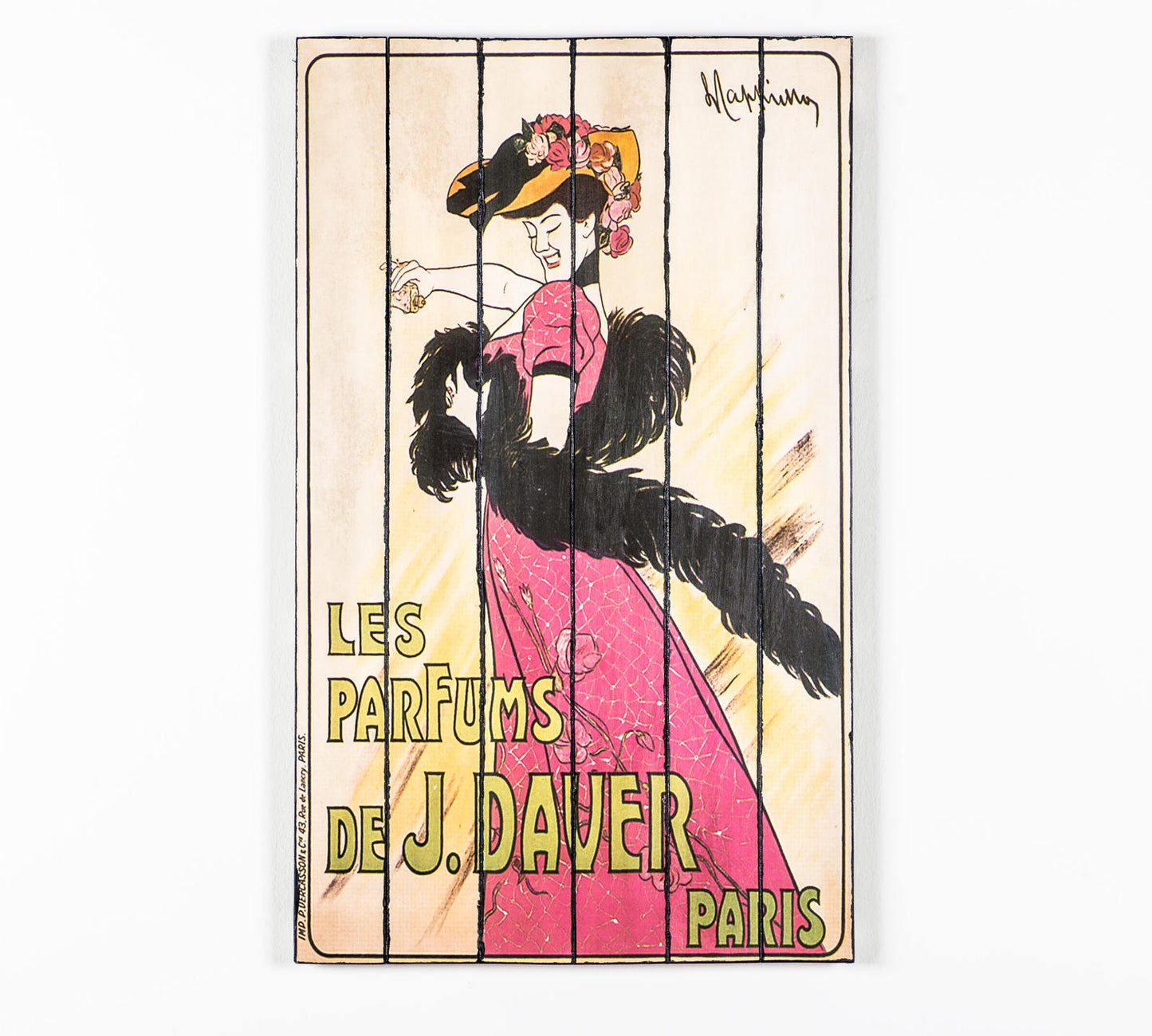 Bedrucken von Holz mit mehreren Lichtern 60x100 cm