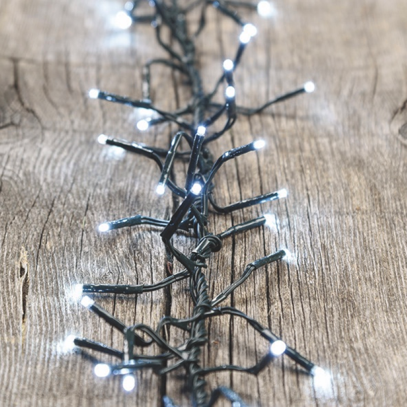 Kaltweiße LED-Kette 1100 MiniLED 11,5m