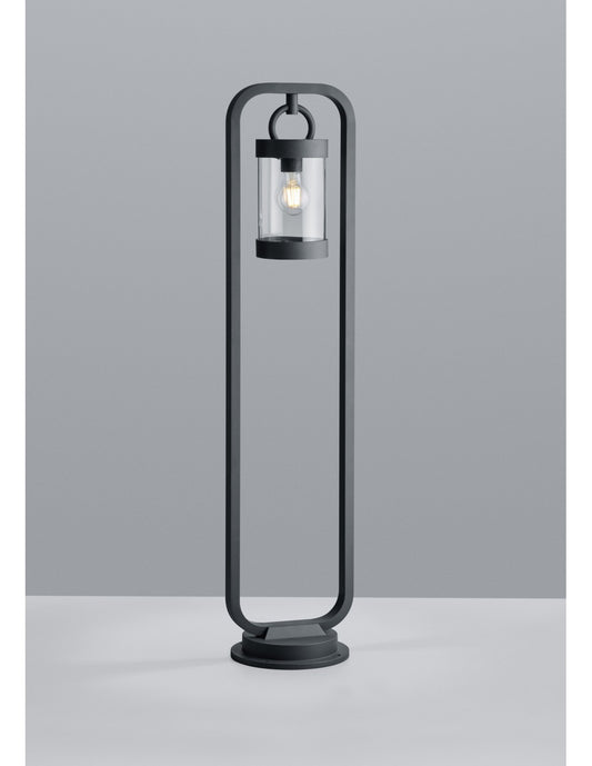 Außenmast Sambesi Anthrazit H100 cm Dämmerungssensor IP44 Trio Lighting