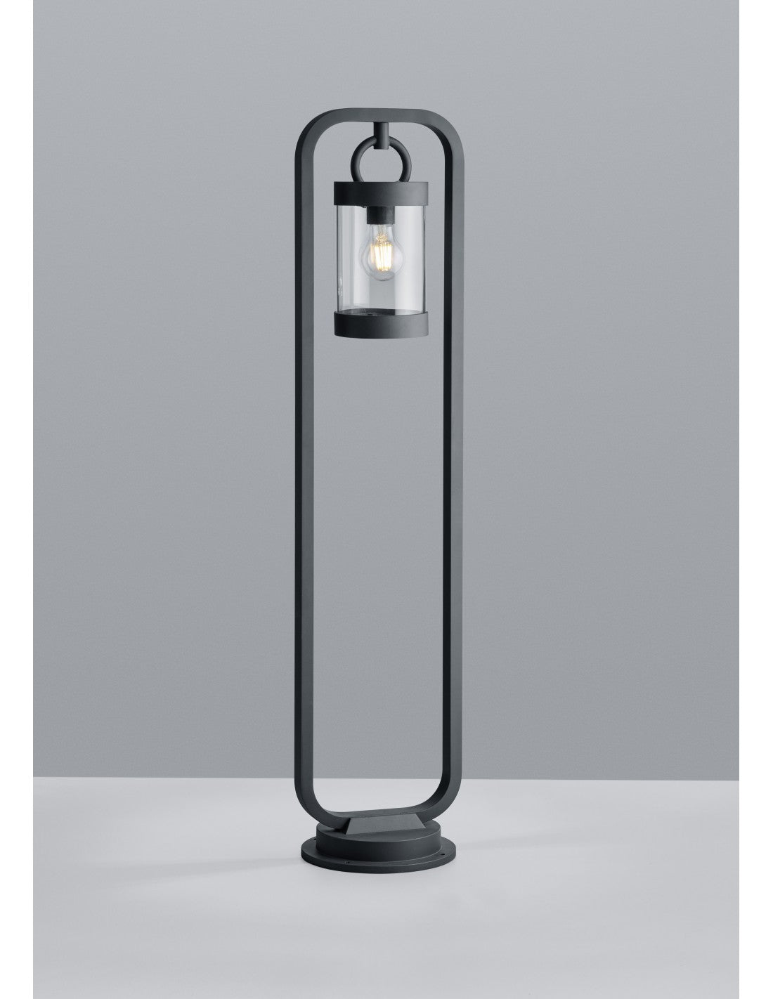 Außenmast Sambesi Anthrazit H100 cm Dämmerungssensor IP44 Trio Lighting