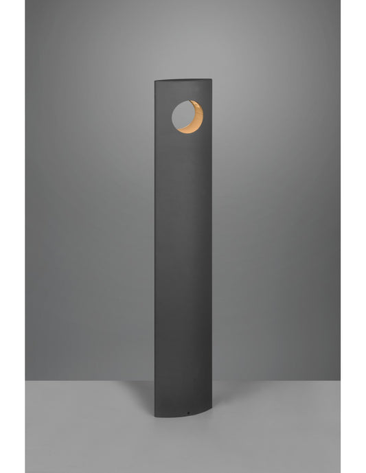 Outdoor Led Pole Aluminium Anthrazit Katun IP54 Trio Beleuchtung
