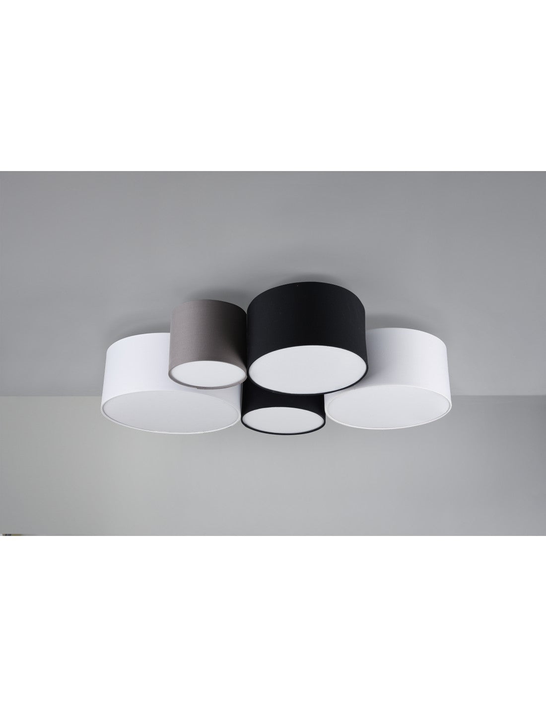 Hotel-Deckenleuchte 5xE27 Mehrfarbige Zylinder L90 cm Trio Lighting