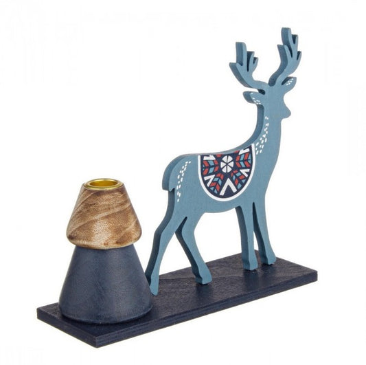 6x P.Candle Blue Noel