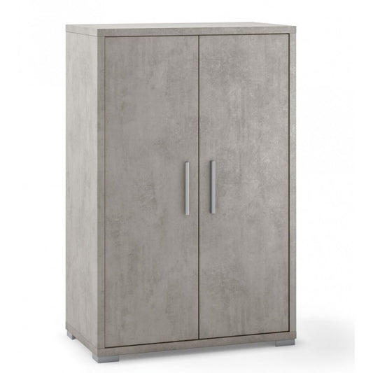 Mehrzweckschrank zweitürig Beton 71x41x h110 cm