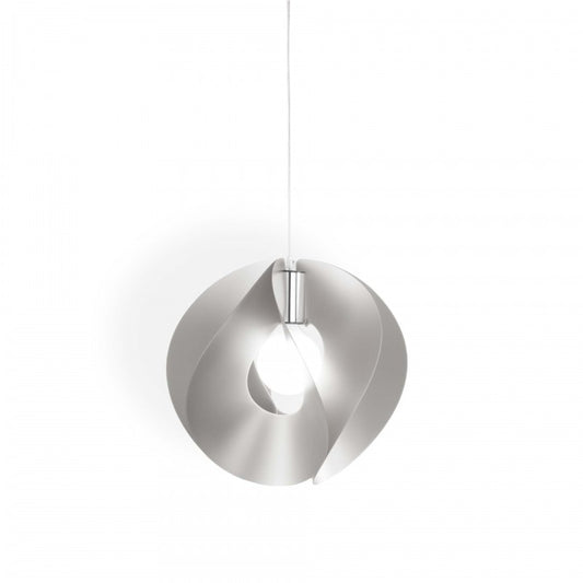 Hängeleuchter ATOM Silber, Durchmesser 45 x H42 cm