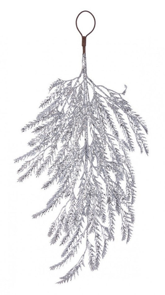 6x Dekor. Peggy Silver Drop