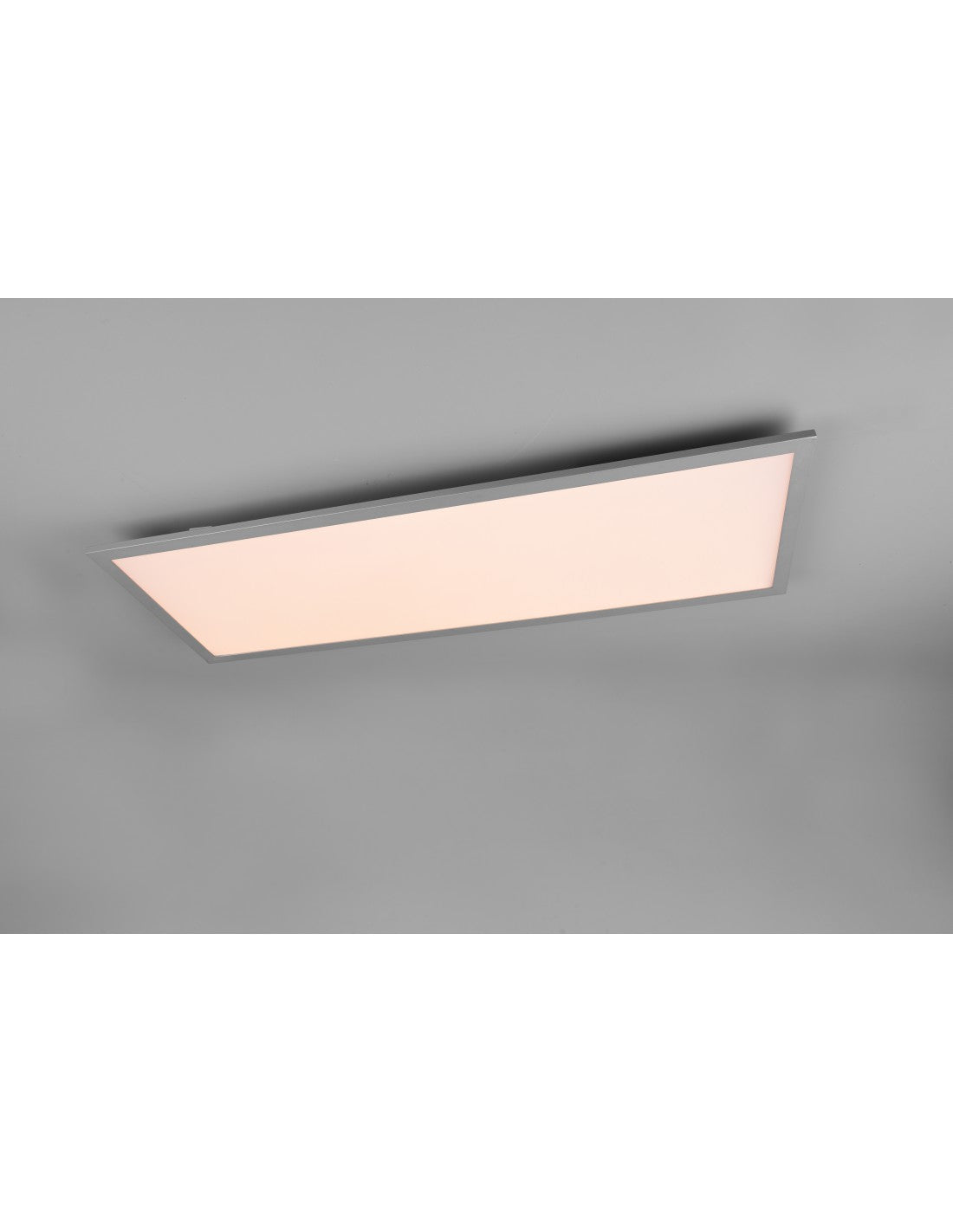 Rechteckige LED-Deckenleuchte mit Nachtlichtfunktion, Aluminium Trio Lighting-Reihe