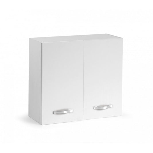 Modulares Wandelement für die Küche Esche weiß 2 Türen 80x32xH 72 cm