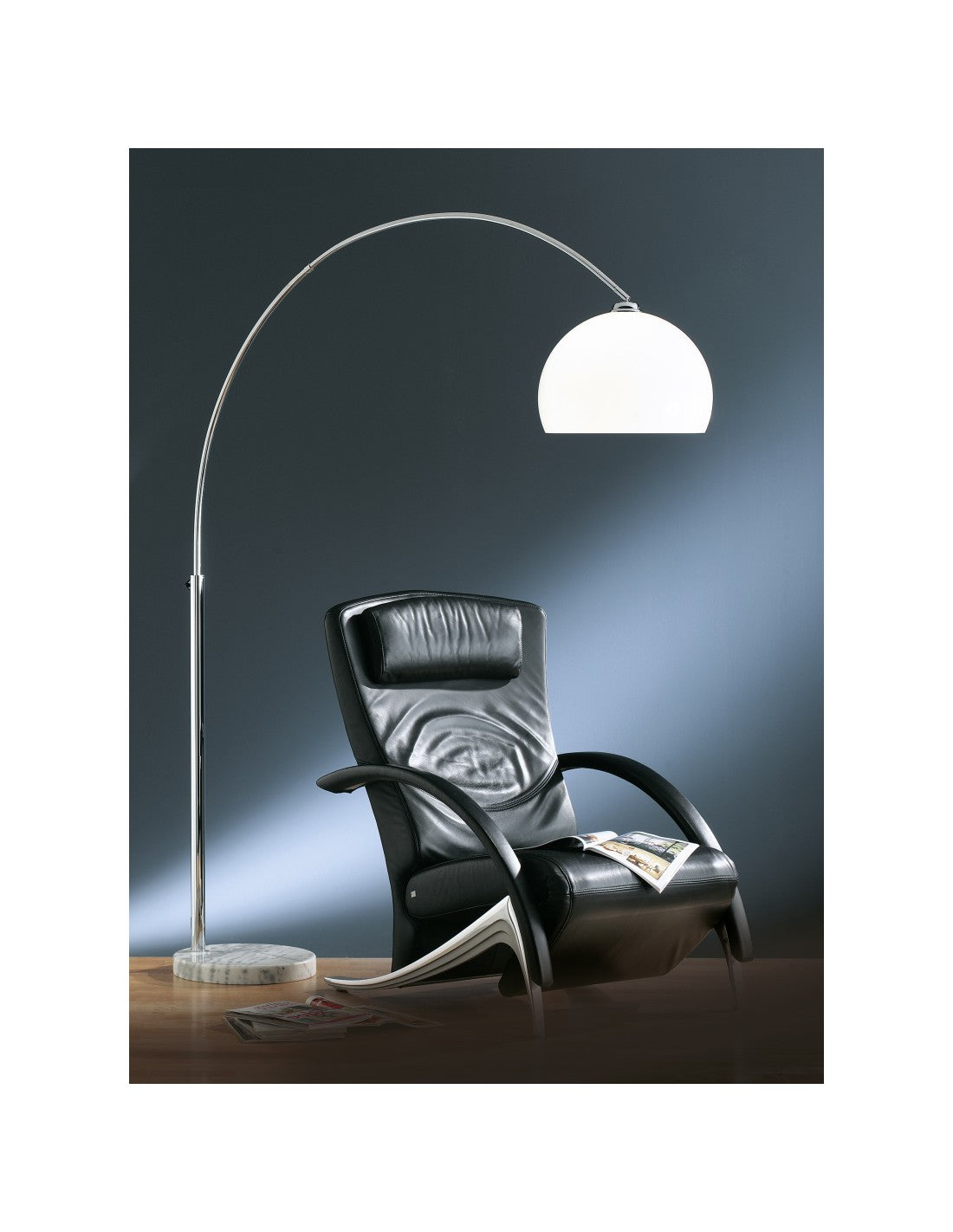 Piantana an Arco 1xE27 Sola Crom Trio Lighting