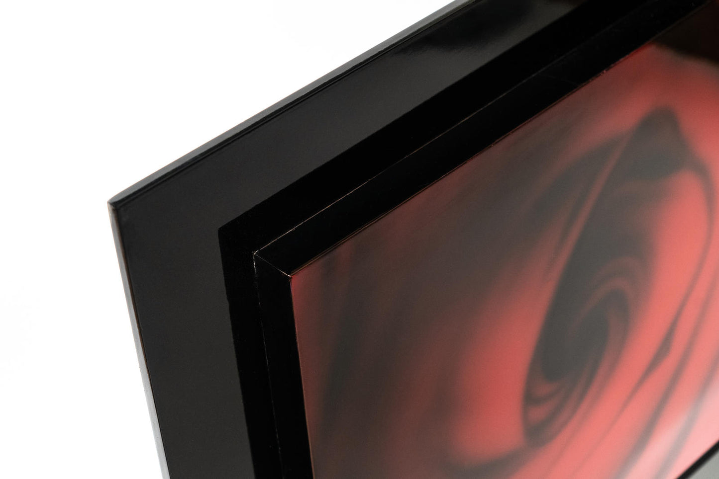 Dekorplatte mit weißem Holzfinish 80x110x4 cm