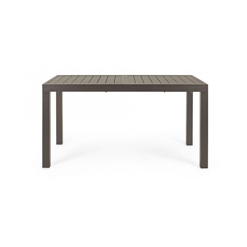 Ausziehbarer Aluminium Außentisch Caffè HILDE YK14 140-210x77x h75 cm