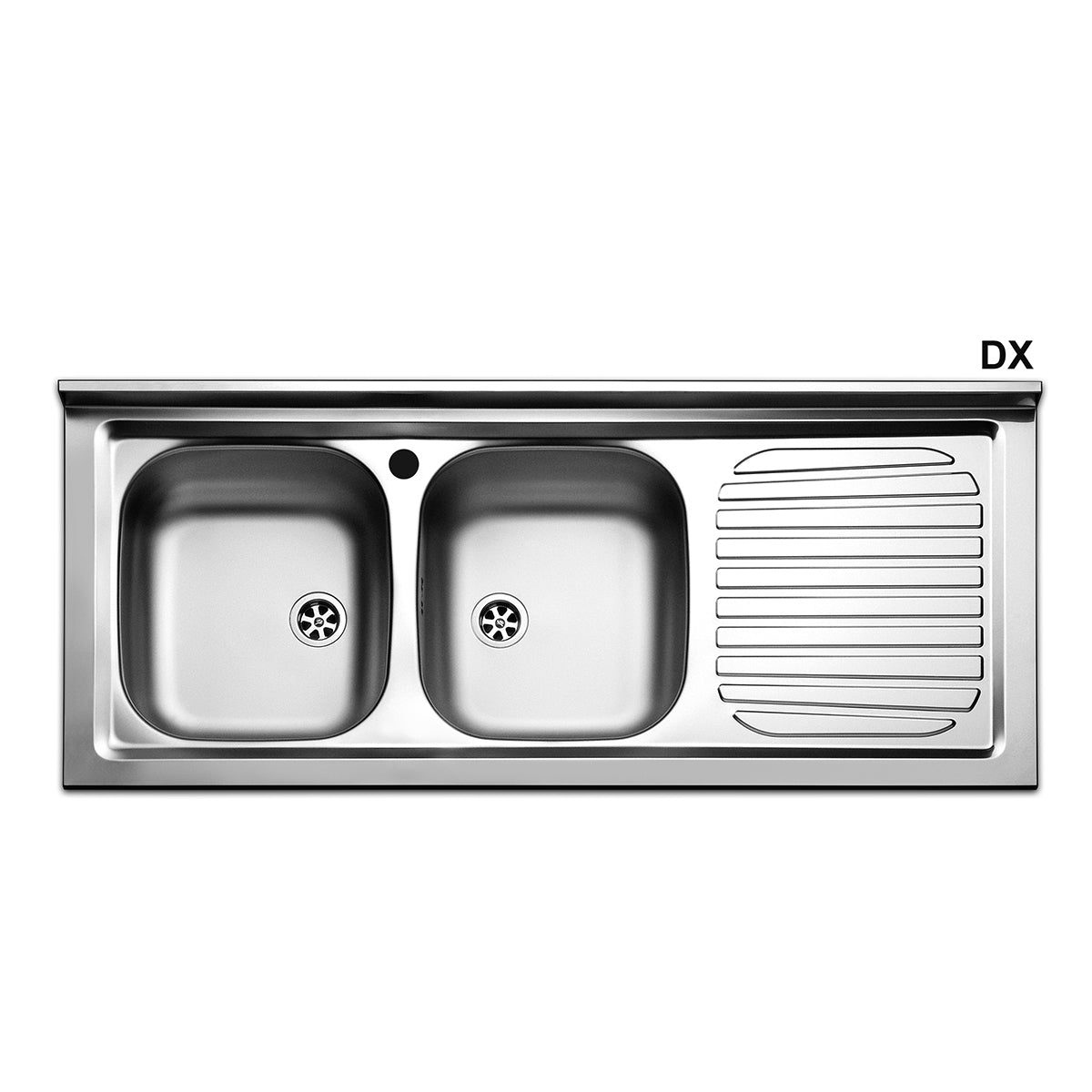 Spüle Support Edelstahl mit 2 Tanks