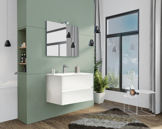 Badezimmerschrank Cm. 80 Neues Spritzweiß
