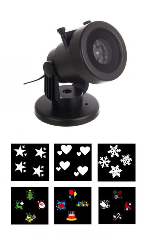 9x LED Projector 6f Mov.IP44 LISTE TANDEME