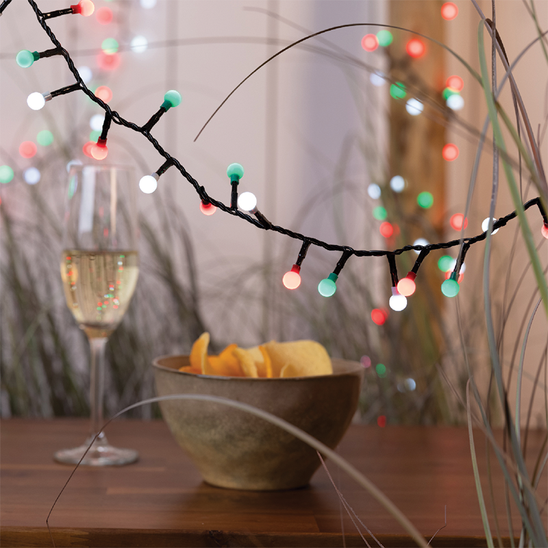 Weihnachtsbeleuchtung Cherry 500 led 11m mehrfarbig