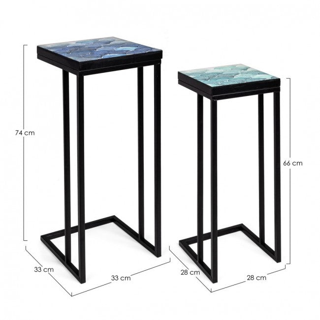 Set moderne Couchtische Industrie Dekor pz 2
