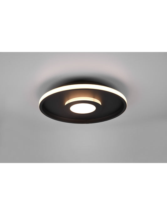 Plafoniera Disco Ascari Led 35w Nero IP44 Trio Lighting