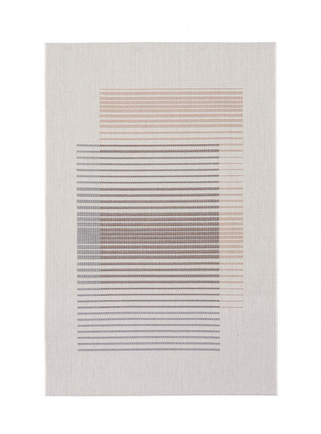 Kinoteppich Beige-Blau-Orange 160X230