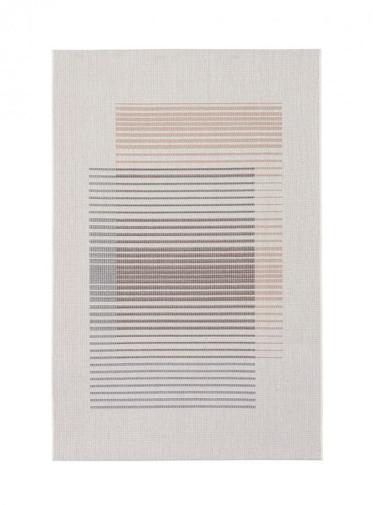 Kinoteppich Beige-Blau-Orange 160X230