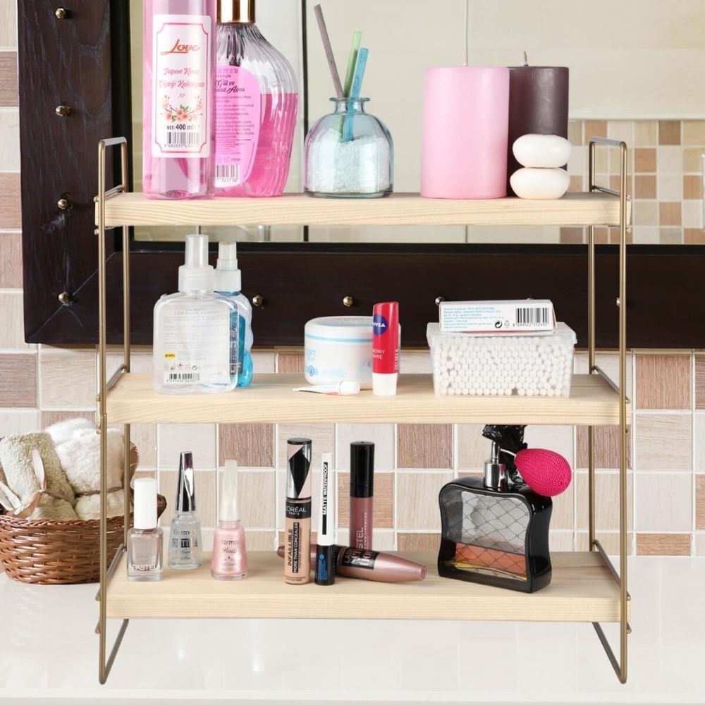 Scaffale Hobby 3 ripiani 40x13x40 bronzo ASZ1572 EFFEZ