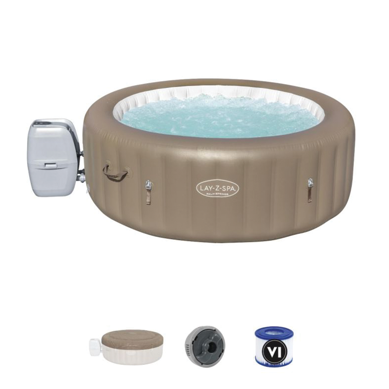 Lay-Z-Spa Palm Springs AirJet aufblasbarer Whirlpool für 4–6 Personen