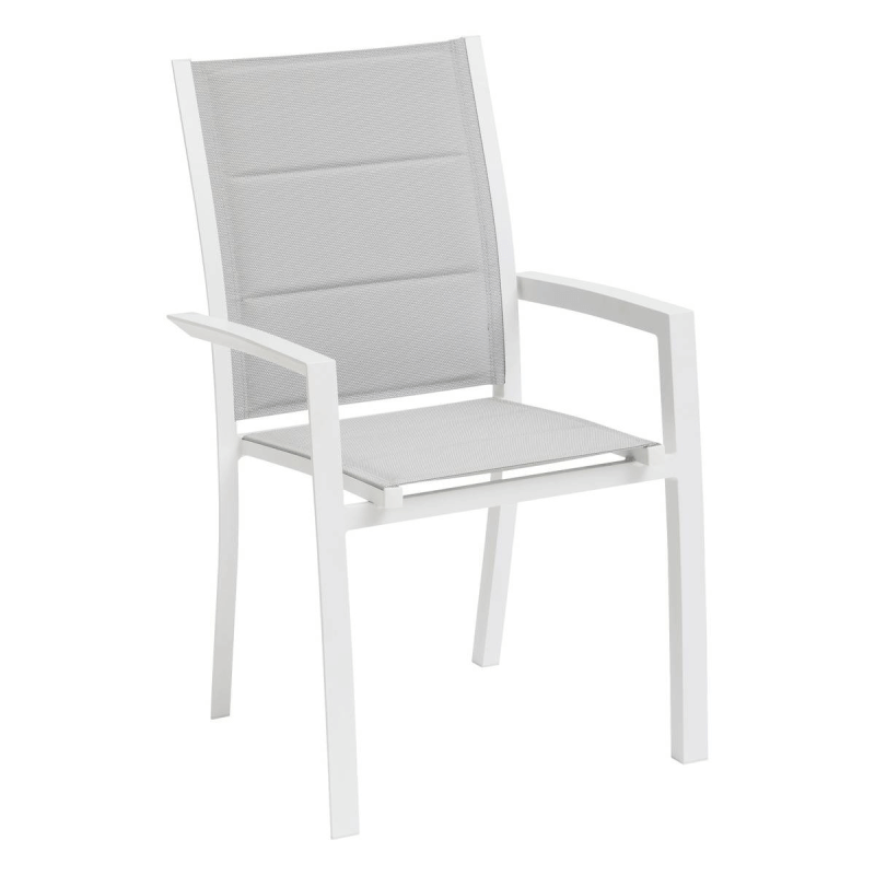 Allure Stuhl Ice Grey/White