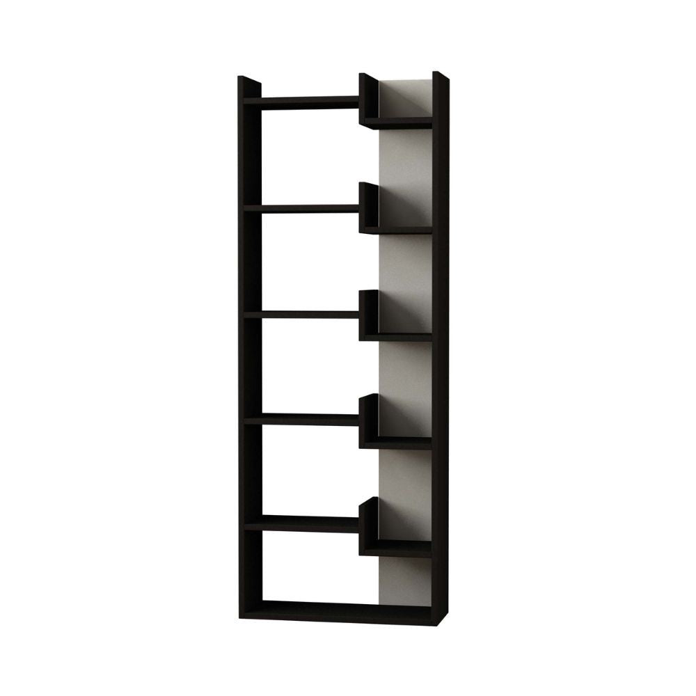 Oppa anthrazit Bücherregal weiß 60x162